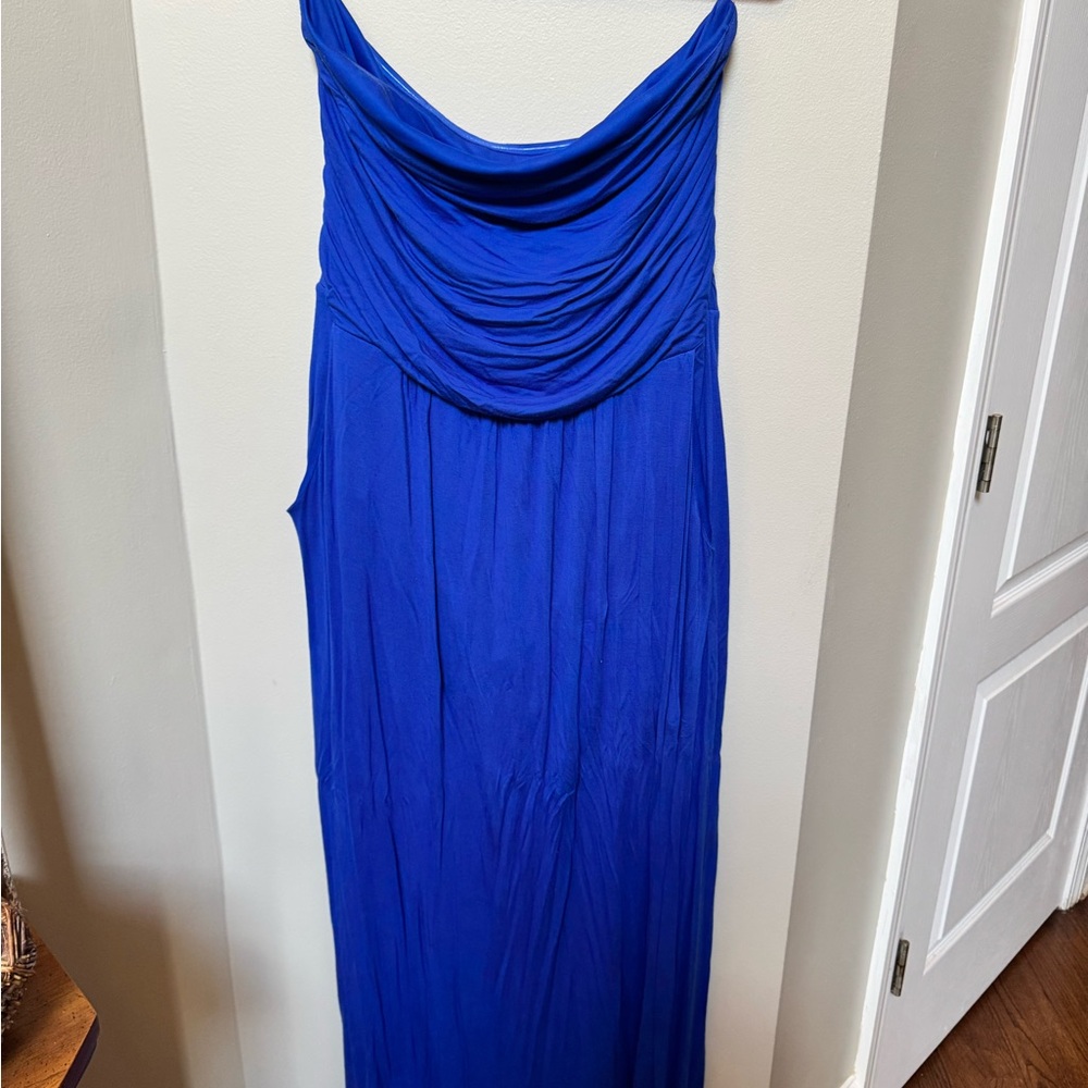 Thalia Sodi Strapless Royal Blue Dress - Picture 4 of 7